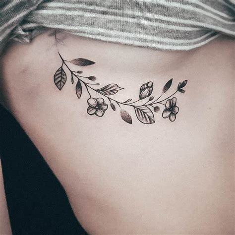 floral side boob tattoo|101 Best Side Boob Tattoo Ideas You Have To See To Believe!